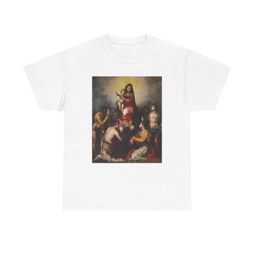 ANDREA del Sarto - Virgin and Child in Glory with Six Saints (Artwork) T-Shirt