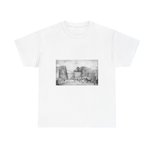 DUCHE DE VANCY, Gaspard - The Entrance to Blossac Park in Poitiers (Artwork) T-Shirt