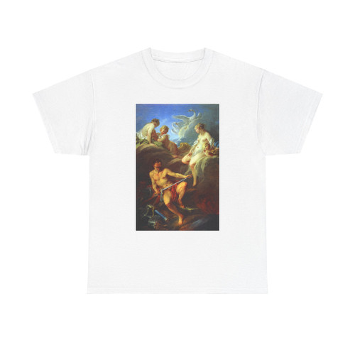 BOUCHER, Francois - 1. until 1749 - Venus Demanding Arms from Vulcan f (Artwork) T-Shirt