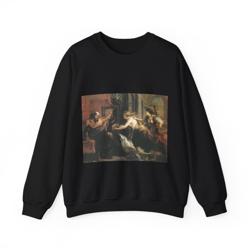 RUBENS, Peter Paul - Tereus Confronted with the Head of his_Son Itylus (Artwork) Crewneck Sweatshirt