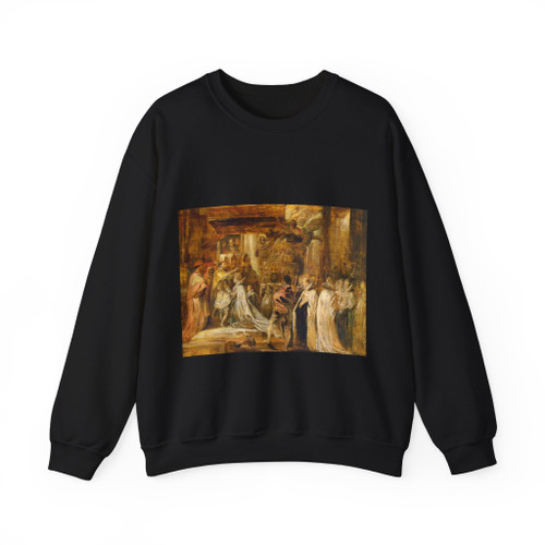 RUBENS, Peter Paul - The Coronation of Marie de' Medici (Artwork) Crewneck Sweatshirt