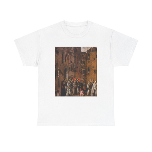 MANSUETI, Giovanni - Miracle of the Relic of the Holy Cross in Campo San Lio (detail) (Artwork) T-Shirt