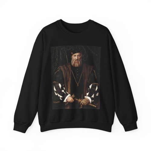 HOLBEIN, Hans the Younger -1532-1535- Portrait of Charles de Solier, Lord of Morette (Artwork) Crewneck Sweatshirt