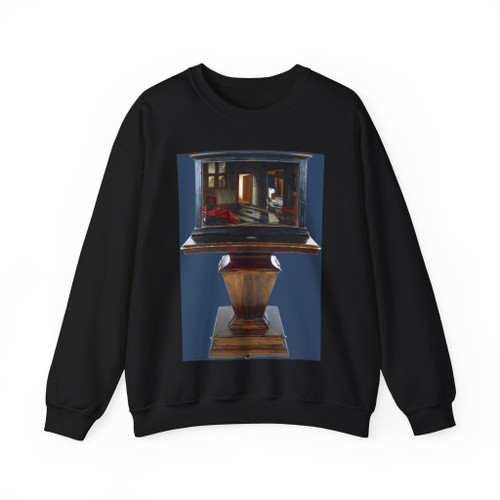 HOOGSTRATEN, Samuel van - A Peepshow with Views of the Interior of a Dutch House (Artwork) Crewneck Sweatshirt