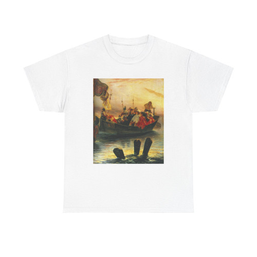 DELAROCHE, Paul - The State Barge of Cardinal Richelieu on the Rhone d 1 (Artwork) T-Shirt