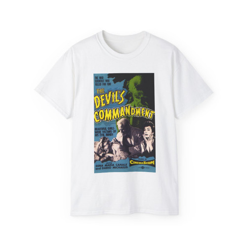 THE DEVIL'S COMMANDMENT 1957 Movie Poster - T-Shirt