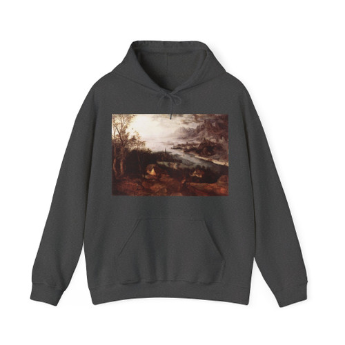 BRUEGEL, Pieter the Elder - 01 - Landscape with the Parable of the Sower (Artwork) Hoodie