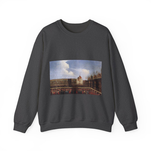 DIZIANI, Antonio - Feast of Corpus Christi Procession, Piazza di San Marco (Artwork) Crewneck Sweatshirt