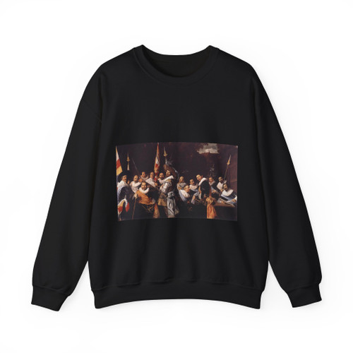 HALS, Frans - Officers and Sergeants of the St Hadrian Civic Guard (Artwork) Crewneck Sweatshirt
