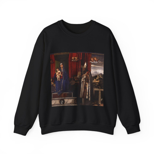 BELLINI, Giovanni - 1480-89 - 3.Barbarigo Altarpiece - Barbarigo Altarpiece (detail)2 (Artwork) Crewneck Sweatshirt
