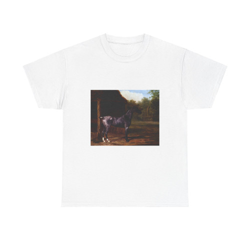 AGASSE, Jacques-Laurent - Lord Rivers Roan Mare in a Landscape (Artwork) T-Shirt