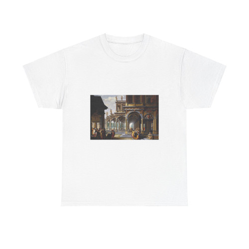 DELEN, Dirck van - Architectural Capriccio with Jephthah and His Daughter (Artwork) T-Shirt