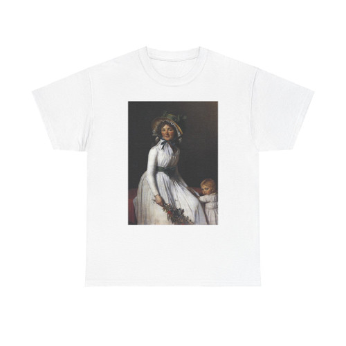 DAVID,Jacques-Louis - Portrait of Emilie Seriziat and her Son (Artwork) T-Shirt