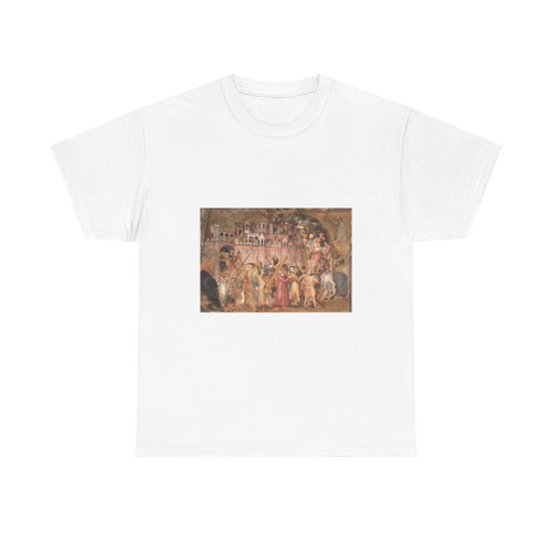 ANDREA da Firenze - centra - Christ Bearing the Cross to Calvary (Artwork) T-Shirt