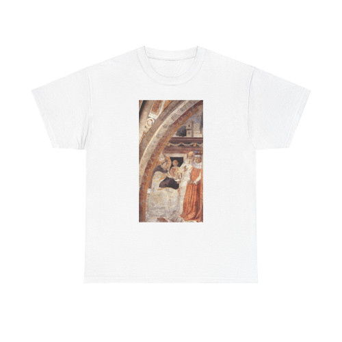 GOZZOLLI, Benozzo - Conversion of the Heretic (scene 15, east wall) (Artwork) T-Shirt