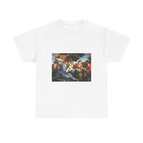 LOTTO, Lorenzo - Madonna and Child with Saints Catherine and James (Artwork) T-Shirt