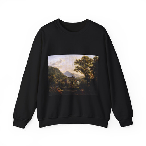 BIDAULD, Jean-Joseph-Xavier - View of the Isle of Sora (Artwork) Crewneck Sweatshirt