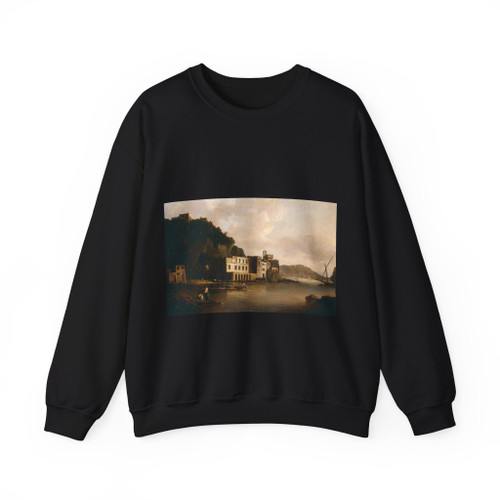MARLOW, William - View of the Bay of Naples from Posillipo (Artwork) Crewneck Sweatshirt