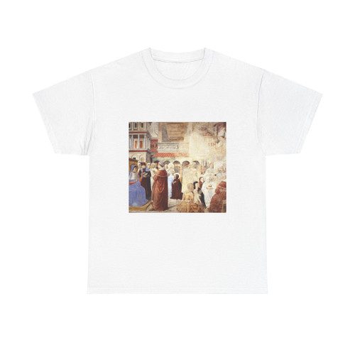 GOZZOLLI, Benozzo - Scenes with St Ambrose (scene 9, north wall) (Artwork) T-Shirt