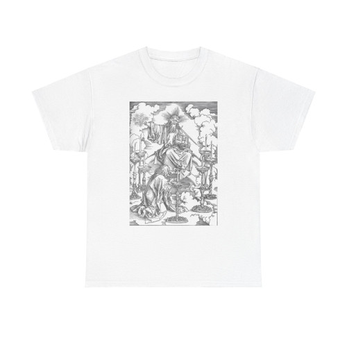 DURER, Albrecht - 2. St John's Vision of Christ and the Seven Candlesticks (Artwork) T-Shirt