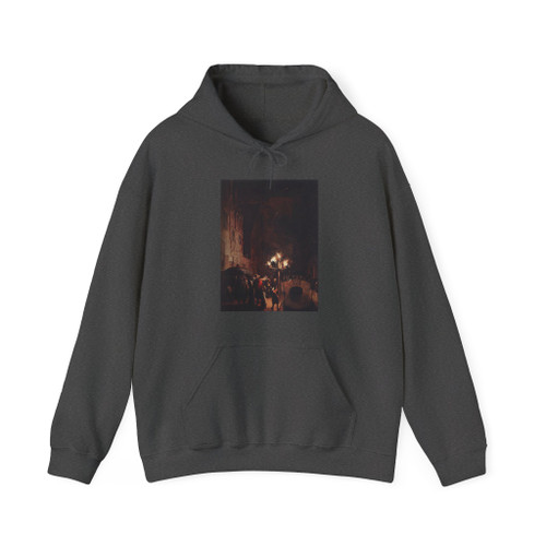 POEL, Egbert van der - Celebration by Torchlight on the Oude Delft (Artwork) Hoodie