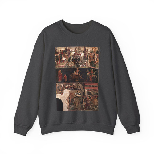 COSSA, Francesco del - Schifanoia -April and May- Triumph of Venus (Artwork) Crewneck Sweatshirt