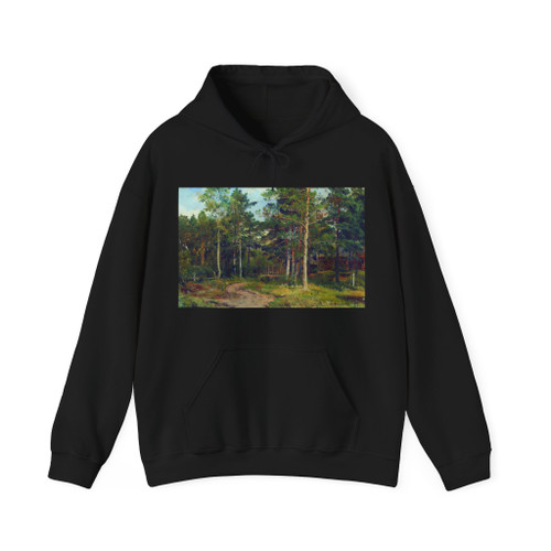SHISKIN, Ivan Ivanovich - Autumn landscape. Path in the woods in 1894 (Artwork) Hoodie