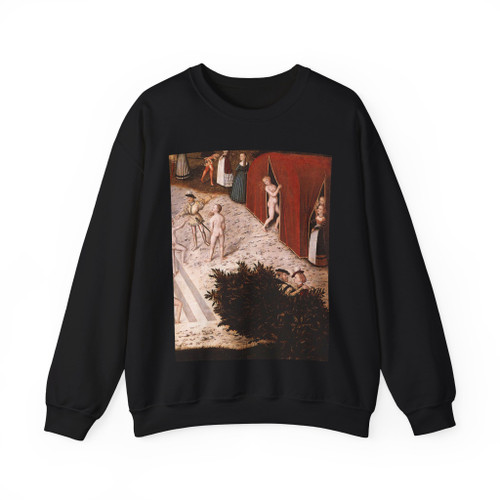 CRANACH, Lucas the Elder - The Fountain of Youth (detail)3 (Artwork) Crewneck Sweatshirt