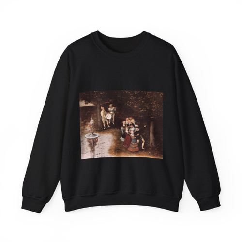 CRANACH, Lucas the Elder - The Fountain of Youth (detail)5 (Artwork) Crewneck Sweatshirt