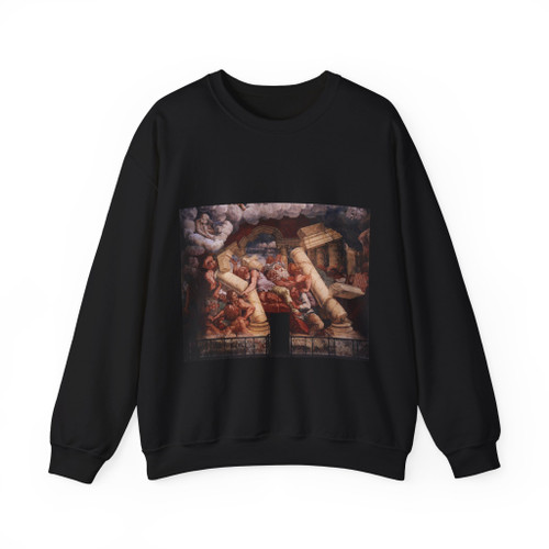 GIULIO Romano - The Fall of the Gigants from Mount Olympus (Artwork) Crewneck Sweatshirt