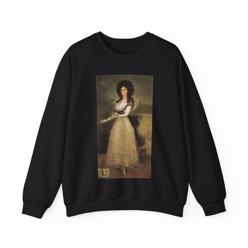 GOYA Y LUCIENTES, Francisco de - Dona Tadea Arias de Enriquez (Artwork) Crewneck Sweatshirt