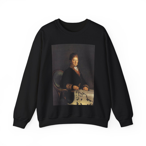 GOYA Y LUCIENTES, Francisco de - Portrait of Juan Antonio Cuervo (Artwork) Crewneck Sweatshirt