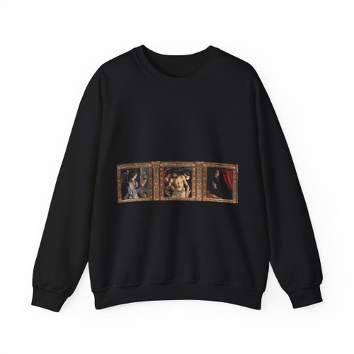 BELLINI, Giovanni - 1460-69 - Polyptych of San Vincenzo Ferreri (detail) (Artwork) Crewneck Sweatshirt