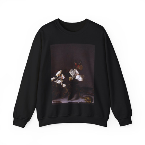 AST, Balthasar van der - Still-Life with Apple Blossoms (detail) (Artwork) Crewneck Sweatshirt