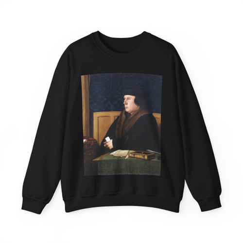 HOLBEIN, Hans the Younger -1532-1535- Portrait of Thomas Cromwell (Artwork) Crewneck Sweatshirt