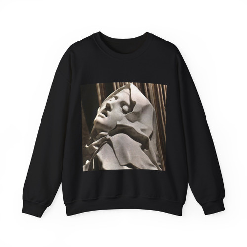 BERNINI, Gian Lorenzo - 1640 - The Ecstasy of Saint Therese (detail) (Artwork) Crewneck Sweatshirt