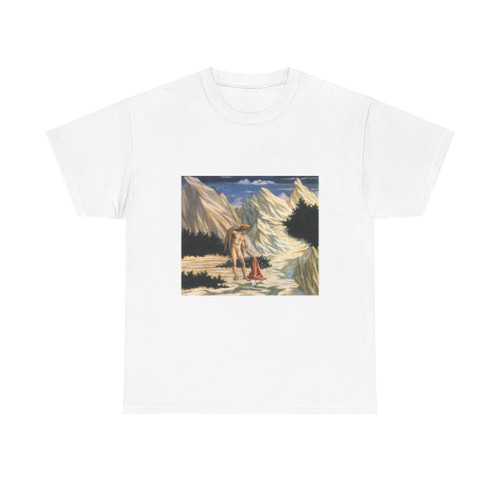 DOMENICO Veneziano - St John in the Wilderness (predella 2) (Artwork) T-Shirt