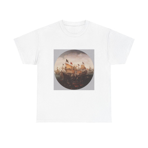 ANTHONISZ, Aert - Sea Battle between Dutch and Spanish Boats (Artwork) T-Shirt