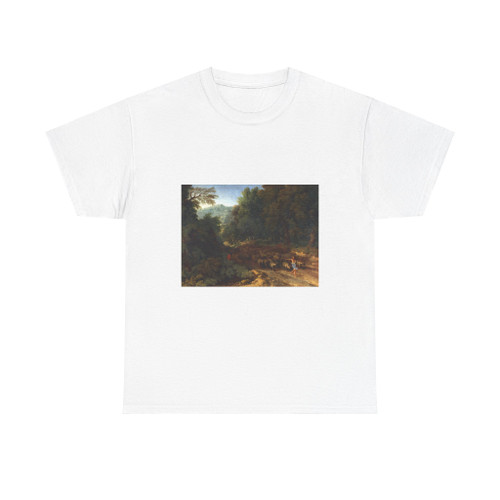 DUGHET, Gaspard - Landscape with a Shepherd and his Flock (Artwork) T-Shirt
