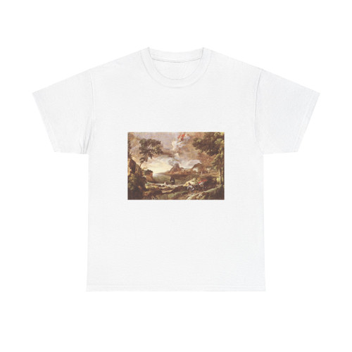 DUGHET, Gaspard - Landscape with St Augustine and the Mystery (Artwork) T-Shirt