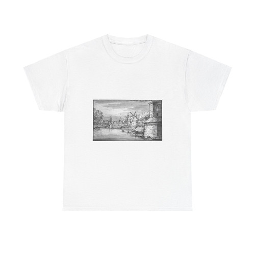GRAVE, Josua de - Rotterdam Gate in Delft from Afar (Artwork) T-Shirt