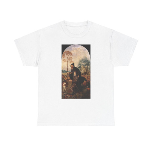 GOSSAERT, Jan (called Mabuse) - St Anthony with a Donor (Artwork) T-Shirt