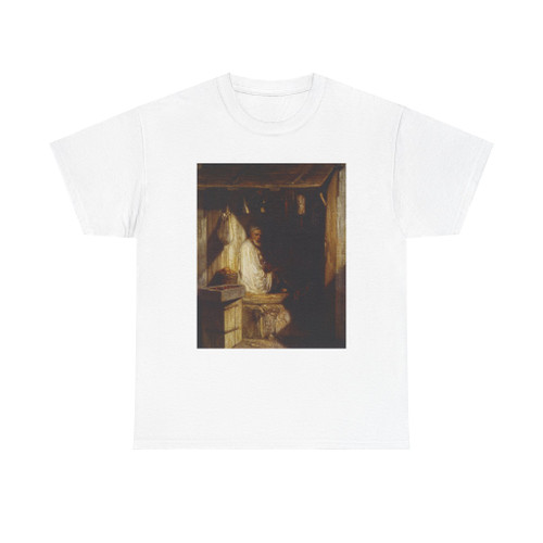 DECAMPS, Alexandre Gabriel - Turkish Merchant Smoking in His Shop (Artwork) T-Shirt