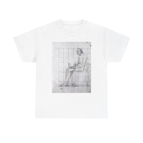 DAVID,Jacques-Louis - Nude study of Pope Pius VII (Artwork) T-Shirt