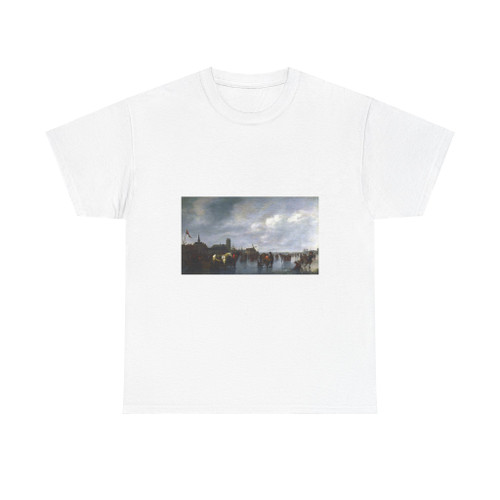 CALRAET, Abraham van - Scene on the Ice outside Dordrecht (Artwork) T-Shirt
