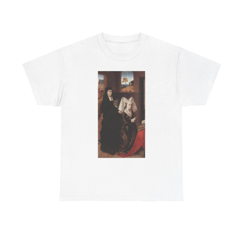 CHRISTUS, Petrus -portrait- Isabel of Portugal with St Elizabeth (Artwork) T-Shirt