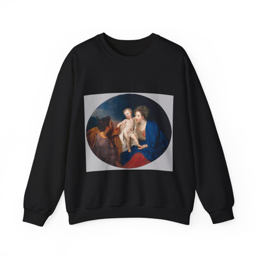 MARON, Anton von - Madonna and Child with a Shepherd (Artwork) Crewneck Sweatshirt