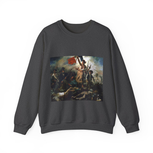 DELACROIX, EUGENE - Liberty Leading the People (28th July 1830) (Artwork) Crewneck Sweatshirt