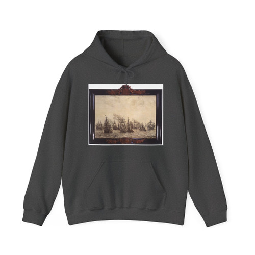 VELDE, Willem van de, the Elder - The Battle of Livorno (Artwork) Hoodie