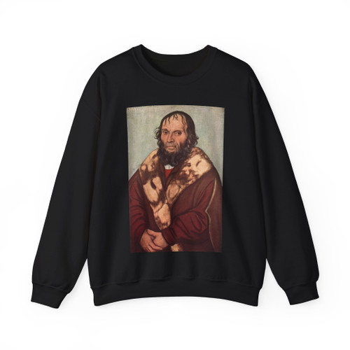 CRANACH, Lucas the Elder - Portrait of Dr. J. Scheyring (Artwork) Crewneck Sweatshirt